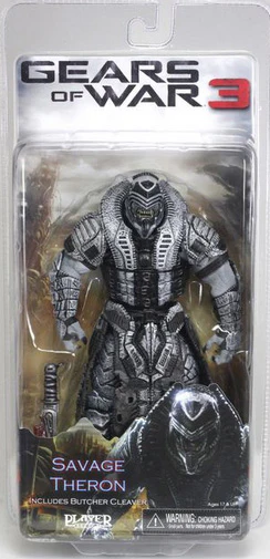 Gears of War 3 7 Inch Action Figure Series 3 - Savage Theron (With Chin Guard)