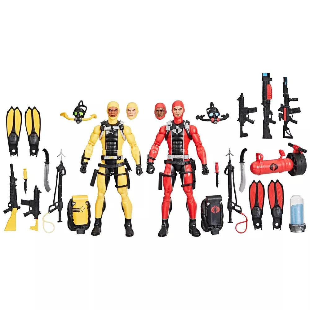 G.I. Joe Classified 6 Inch Action Figure 2-Pack Exclusive - G.I. Joe Diver Vs. Cobra Diver - Image 2