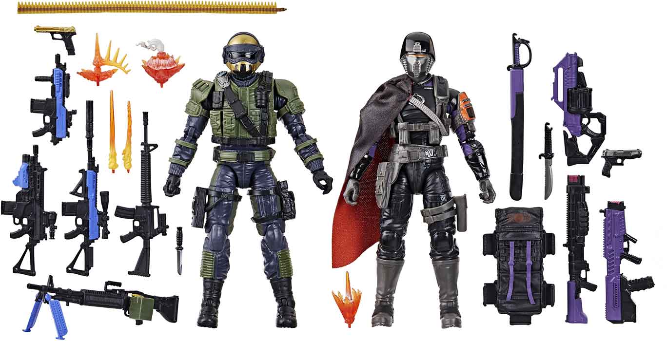 G.I. Joe Classified 6 Inch Action Figure 2-Pack - Steel Corps Commander vs Twilight Guard #141 - Image 2