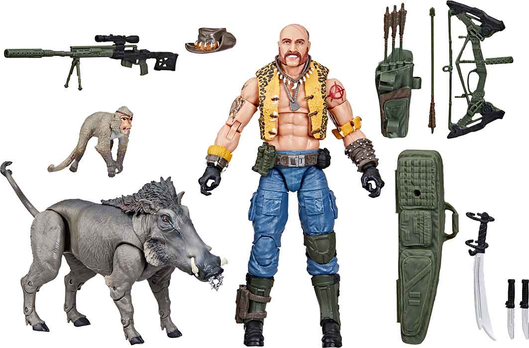 G.I. Joe Classified 6 Inch Action Figure Deluxe - Dreadnok Gnawgahyde with Porkbelly & Yobbo #125 - Image 2