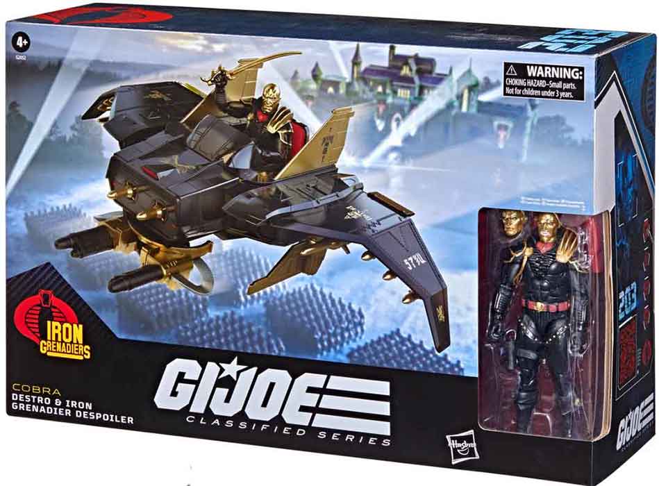 G.I. Joe Classified 6 Inch Scale Vehicle Figure - Destro & Iron Grenadier Despoiler (Pre-Order Ships July 2026)