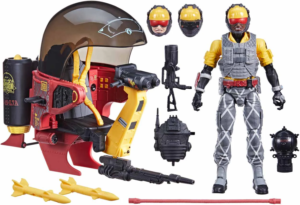 G.I. Joe Classified 6 Inch Vehicle Figure Exclusive - Tele-Viper and Cobra Flight Pod #98 - Image 2
