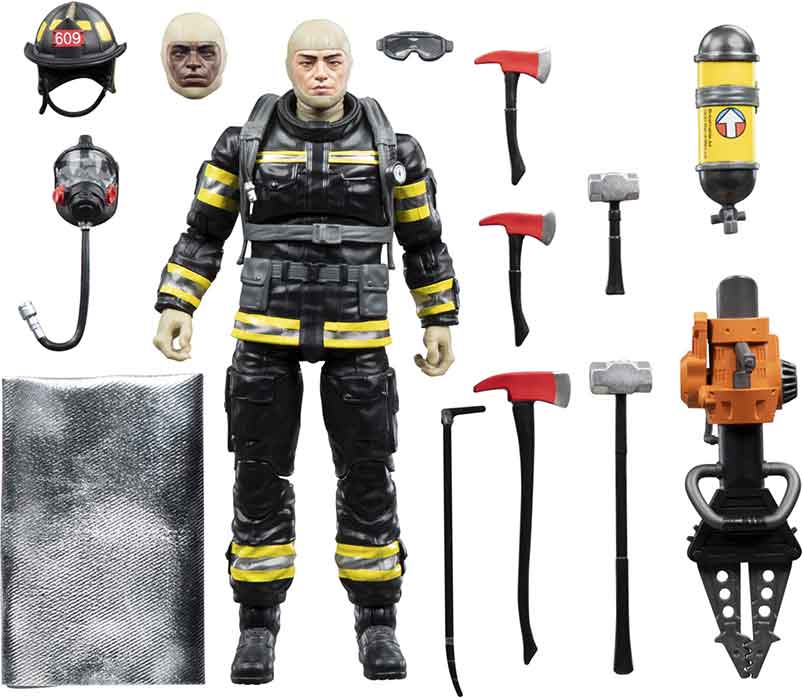 G.I. Joe Classified 6 Inch Action Figure Legacy Deluxe - Search & Rescue Firefighter - Image 2