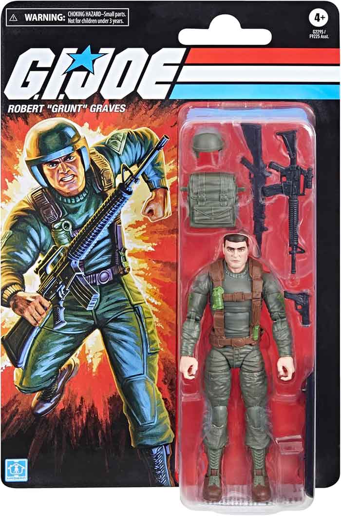 G.I. Joe Classified 6 Inch Action Figure Retro (2026 Wave 2) - Robert Grunt Graves (Pre-Order Ships July 2026)