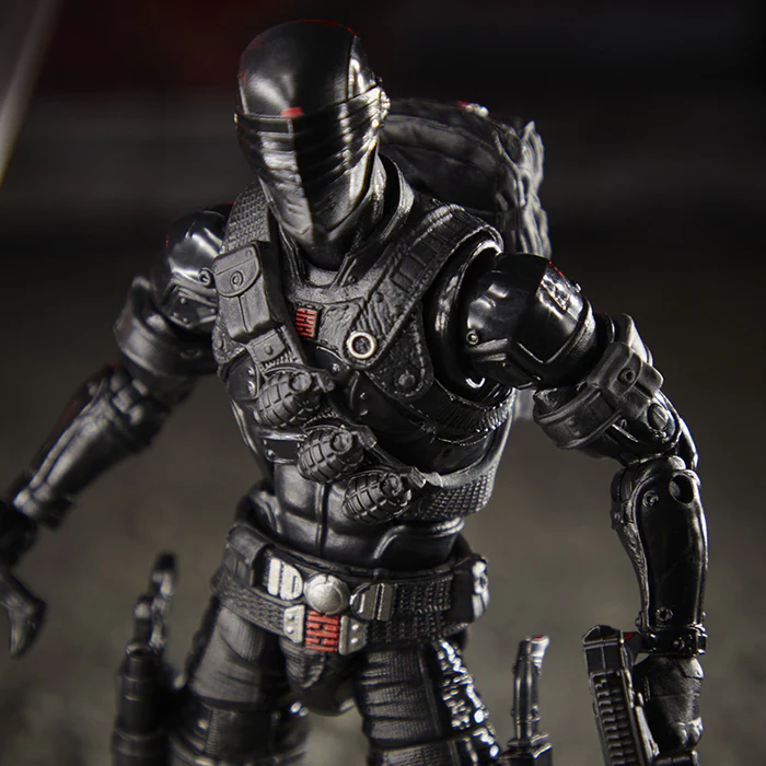 G.I. Joe 6 Inch Action Figure Classified Series - Snake Eyes #02 (Red Dot On Head) - Image 3