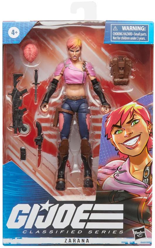 G.I. Joe Classified 6 Inch Action Figure Wave 11 - Zarana (Sub-Standard Packaging)