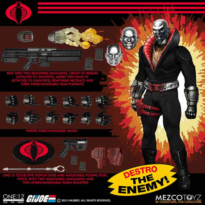 G.I. Joe 6 Inch Action Figure One-12 Collective - Destro - Image 3