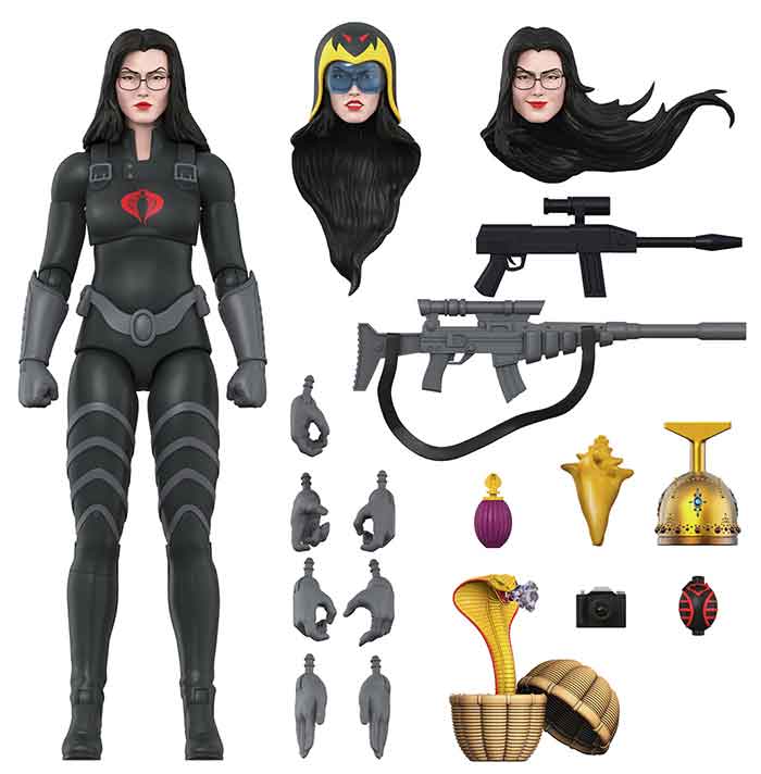 G.I. Joe 7 Inch Action Figure Ultimates Wave 4 - Baroness Black Suit - Image 2