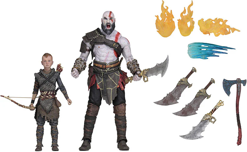 God Of War 2018 7 Inch Action Figure Ultimate Series - Kratos & Atreus - Image 2