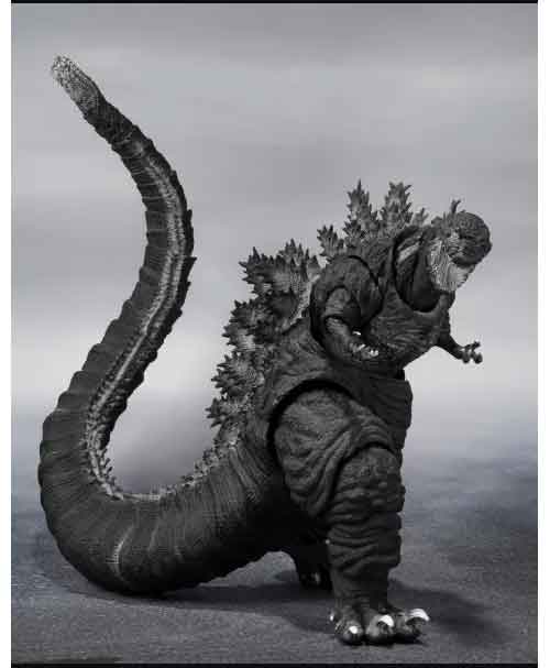 Godzilla 2016 7 Inch Action Figure S.H.MonsterArts - Godzilla The Fourth ORTHOchromatic Ver. - Image 2