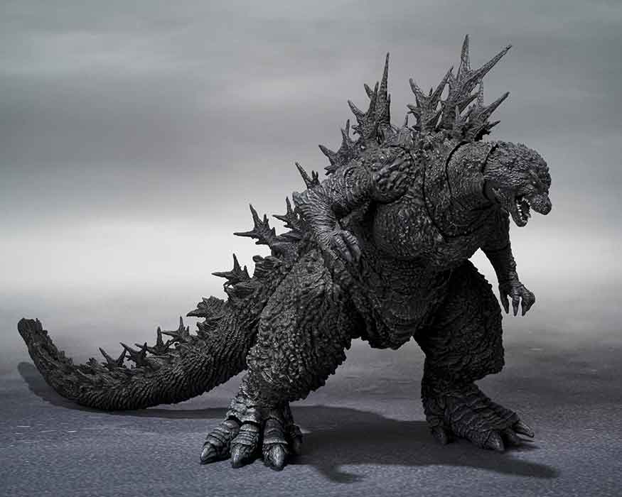 Godzilla Minus One 6 Inch Action Figure S.H. MonsterArts - Godzilla (2023) Minus Color Ver. - Image 2