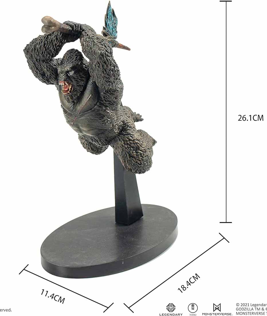 Godzilla vs Kong Monsterverse 10 Inch Statue Figure Stylist Exclusive - Kong (Sub-Standard Packaging) - Image 2