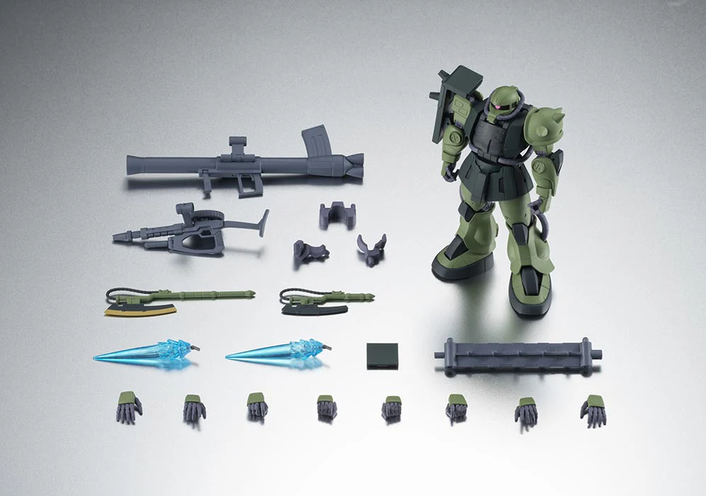 Gundam Universe Mobile Suit Gundam The 08th MS Team 5 Inch Action Figure Robot Spirits - MS-06JC Zaku II Type JC ver. A.N.I.M.E. - Image 2