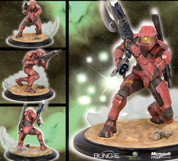 Halo 3 Action Figures ArtFX Statue Series: Exclusive Red Spartan - Image 2