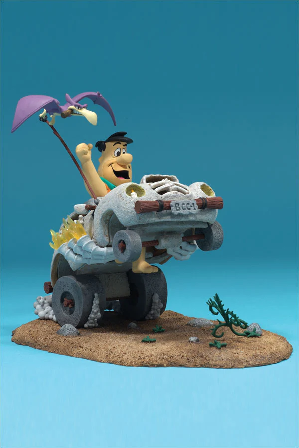 Hanna Barbera Action Figures Box Set: Fred Flinstones Cruiser (Shelf Wear Packaging) - Image 2
