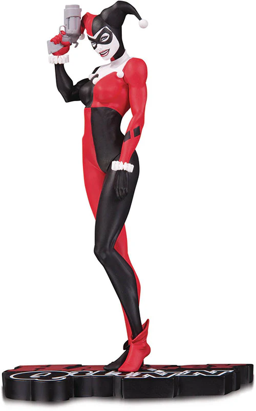 Harley Quinn Red & White 7 Inch Statue Figure - Harley Quinn by Michael Turner - Image 2