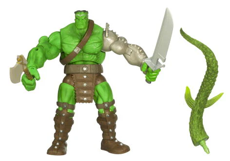 Marvel Legends Hulk 6 Inch Action Figures BAF Fin Fang Foom - King Hulk - Image 2