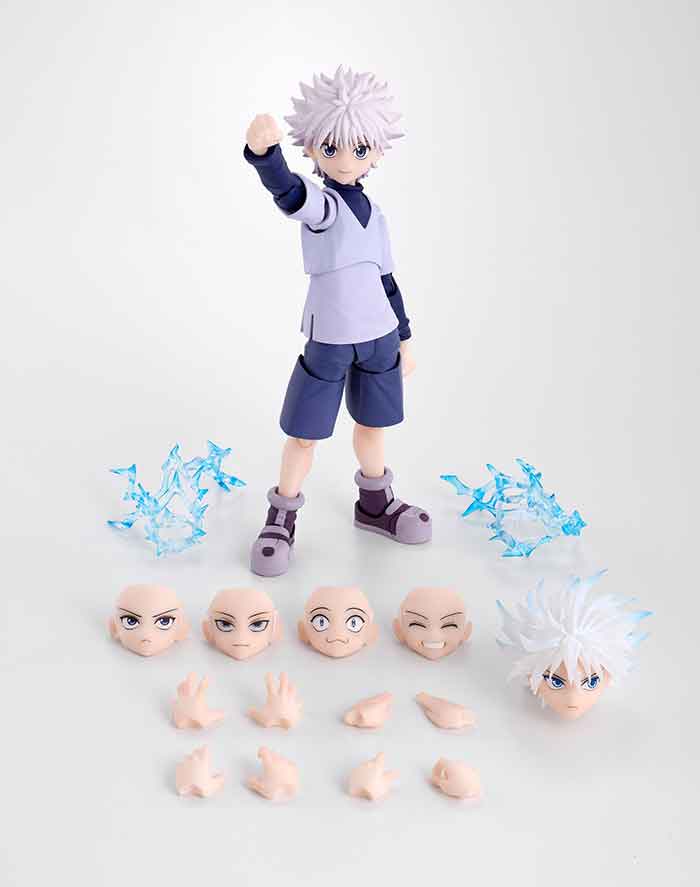 Hunter X Hunter 6 Inch Action Figure S.H. Figuarts - Killua - Image 2