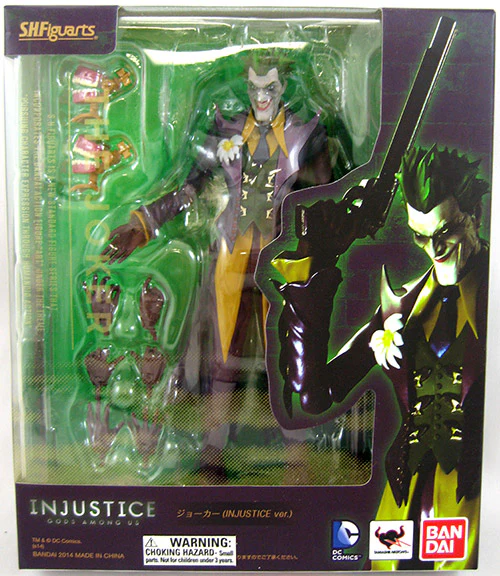 Injustice Gods Among Us 6 Inch Action Figure S.H. Figuarts Series - Joker (Shelf Wear Packaging) - Image 2