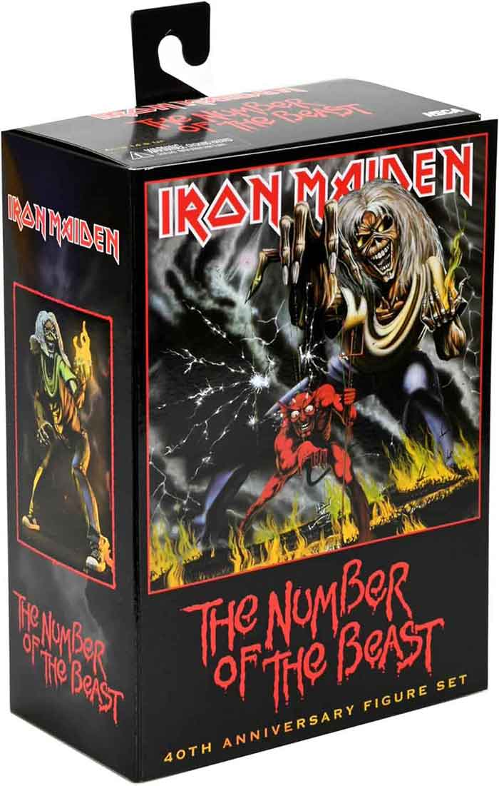Iron Maiden 40th Anniversary 7 Inch Action Figure Ultimate - The Number Of The Beast - Image 2