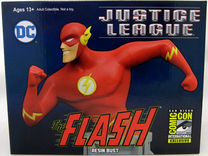 Justice League Animated Series 6 Inch Bust Statue Resin Bust - Flash SDCC 2017 - Image 2