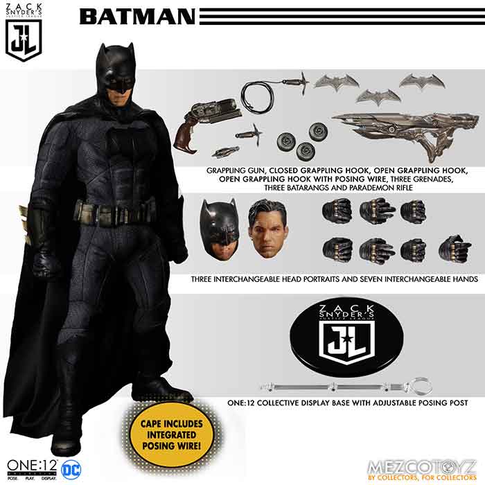 Justice League Zack Snyder 6 Inch Action Figure Deluxe Box Set - Batman, Superman, and The Flash - Image 2