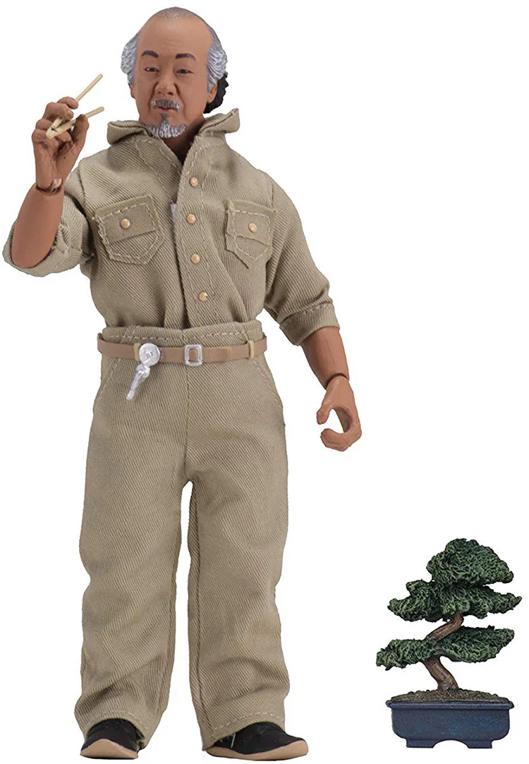 Karate Kid 8 Inch Action Figure Retro Clothed Series - Mr. Miyagi - Image 2
