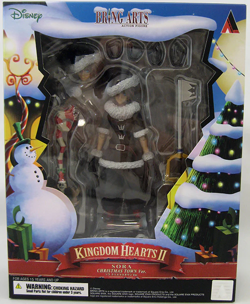 Kingdom Hearts II 6 Inch Action Figure Bring Arts Series - Sora Christmas Town Version - Image 2