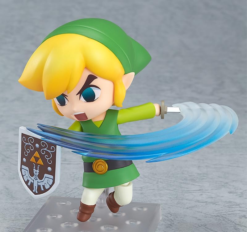 Legend of Zelda 4 Inch Action Figure Nendoroid - Link The Wind Waker version - Image 2