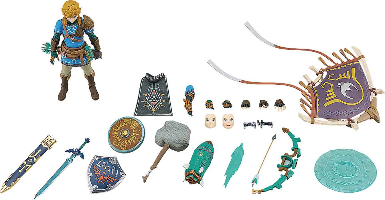 Legend Of Zelda Tears Of The Kingdom 7 Inch Action Figure Figma - Link Deluxe - Image 3