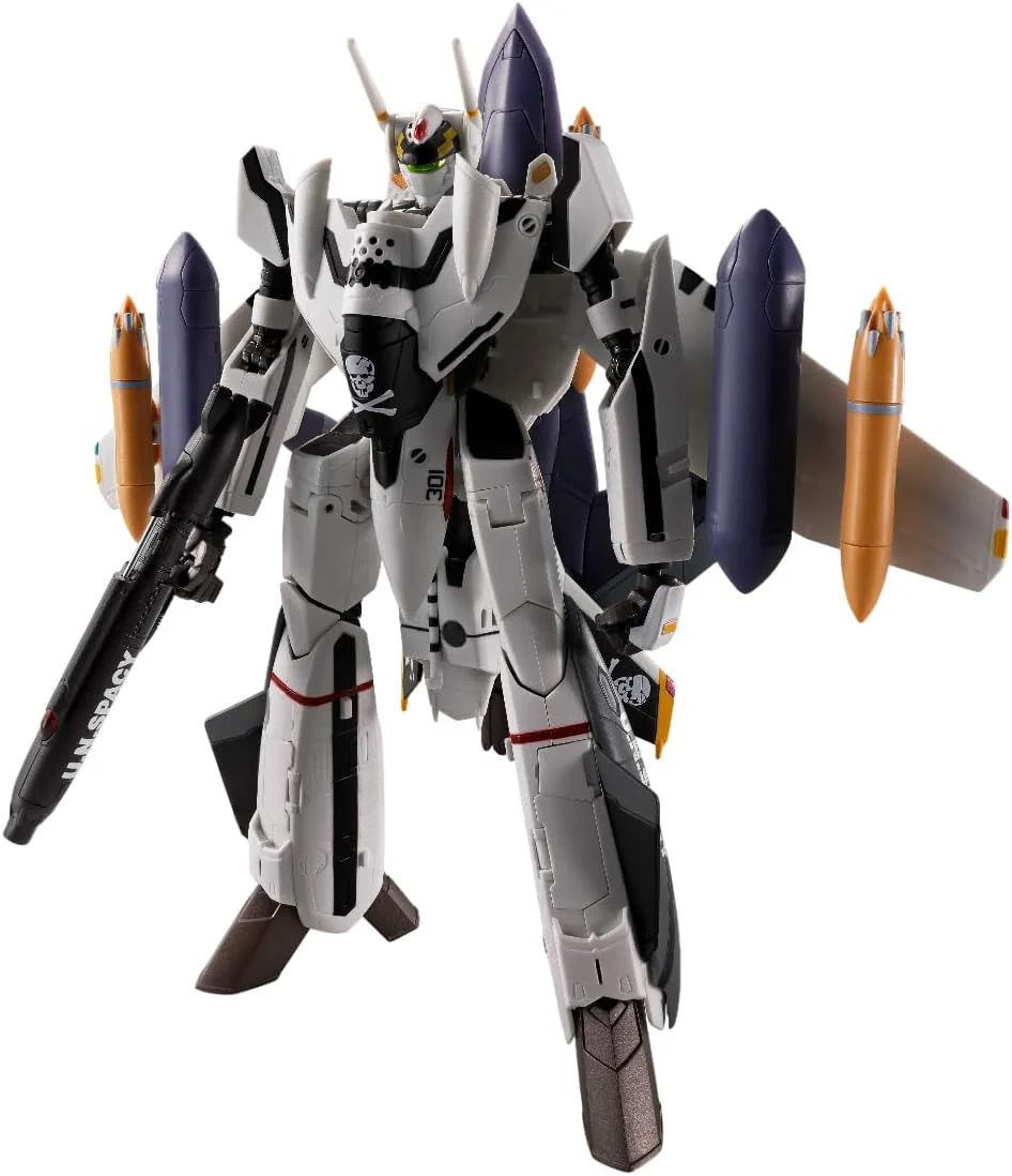 Macross Robotech 6 Inch Action Figure Hi-Metal R - VF-0S Phoenix (Roy Focker Use) + QF-2200D-B Ghost Macross - Image 4