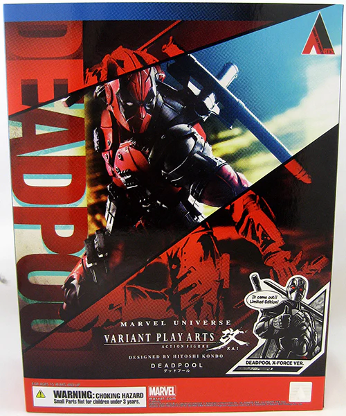 Marel Universe Variant 10 Inch Action Figure Play Arts Kai - X-Force Deadpool (Shelf Wear Packaging) - Image 2