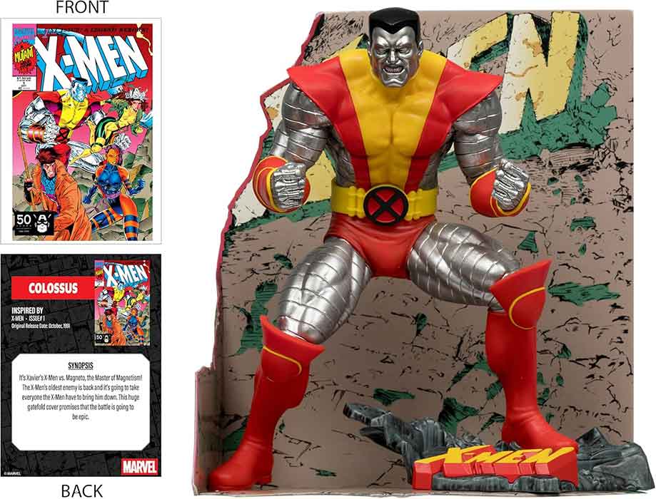 Marvel Collectible 1/10 Scale 7 Inch Statue Figure Posed Scene - Colossus (X-Men #1) - Image 2