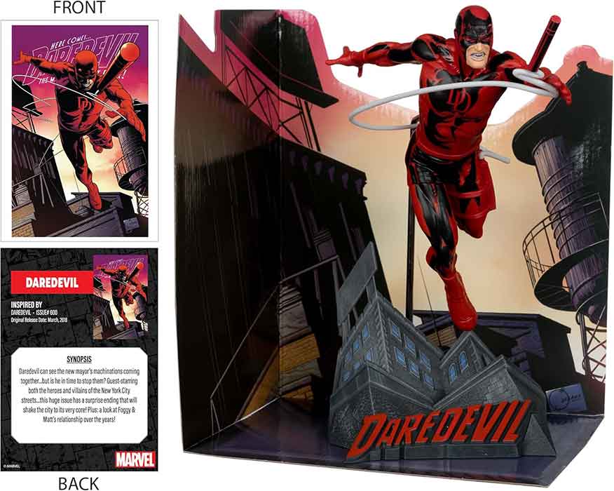 Marvel Collectible 1/10 Scale 7 Inch Statue Figure Posed Scene - Daredevil #600 - Image 2