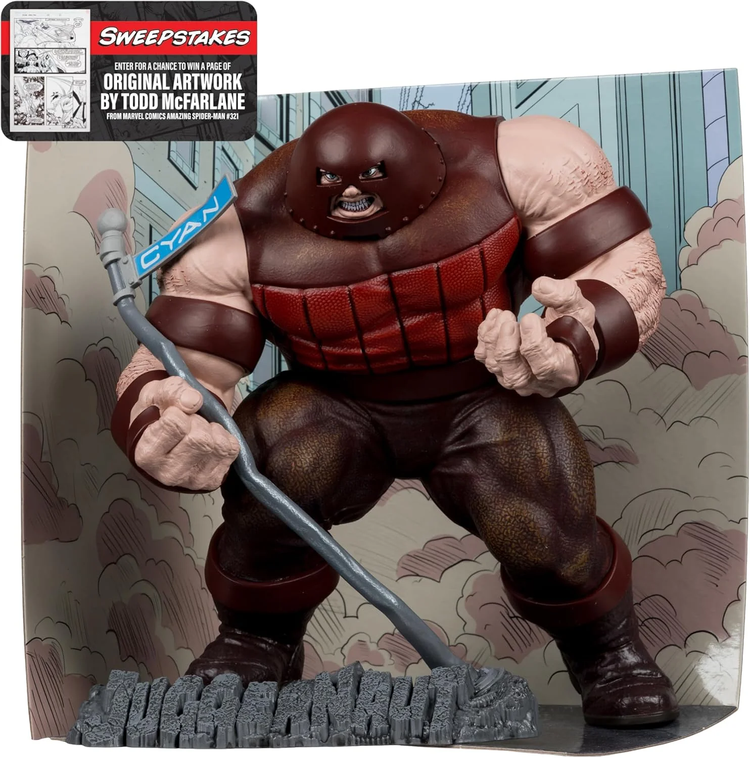 Marvel Collectible 1/10 Scale 7 Inch Statue Figure Posed Scene Exclusive - THE JUGGERNAUT (Spider-Man #16) Gold Label - Image 2