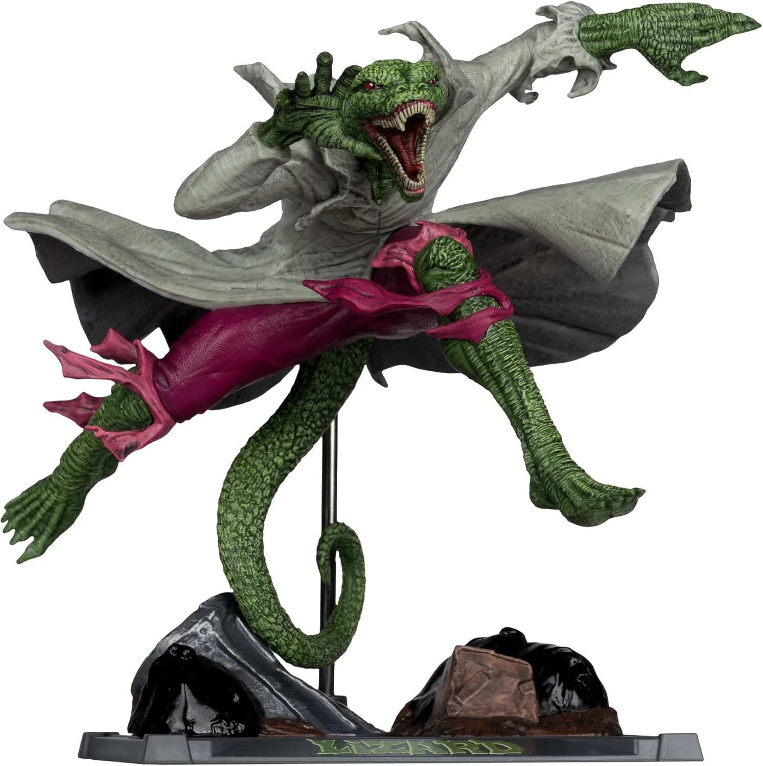 Marvel Collectible 7 Inch Statue Figure 1/10 Scale Posed Scene - The Lizard (Spider-Man #2) - Image 2