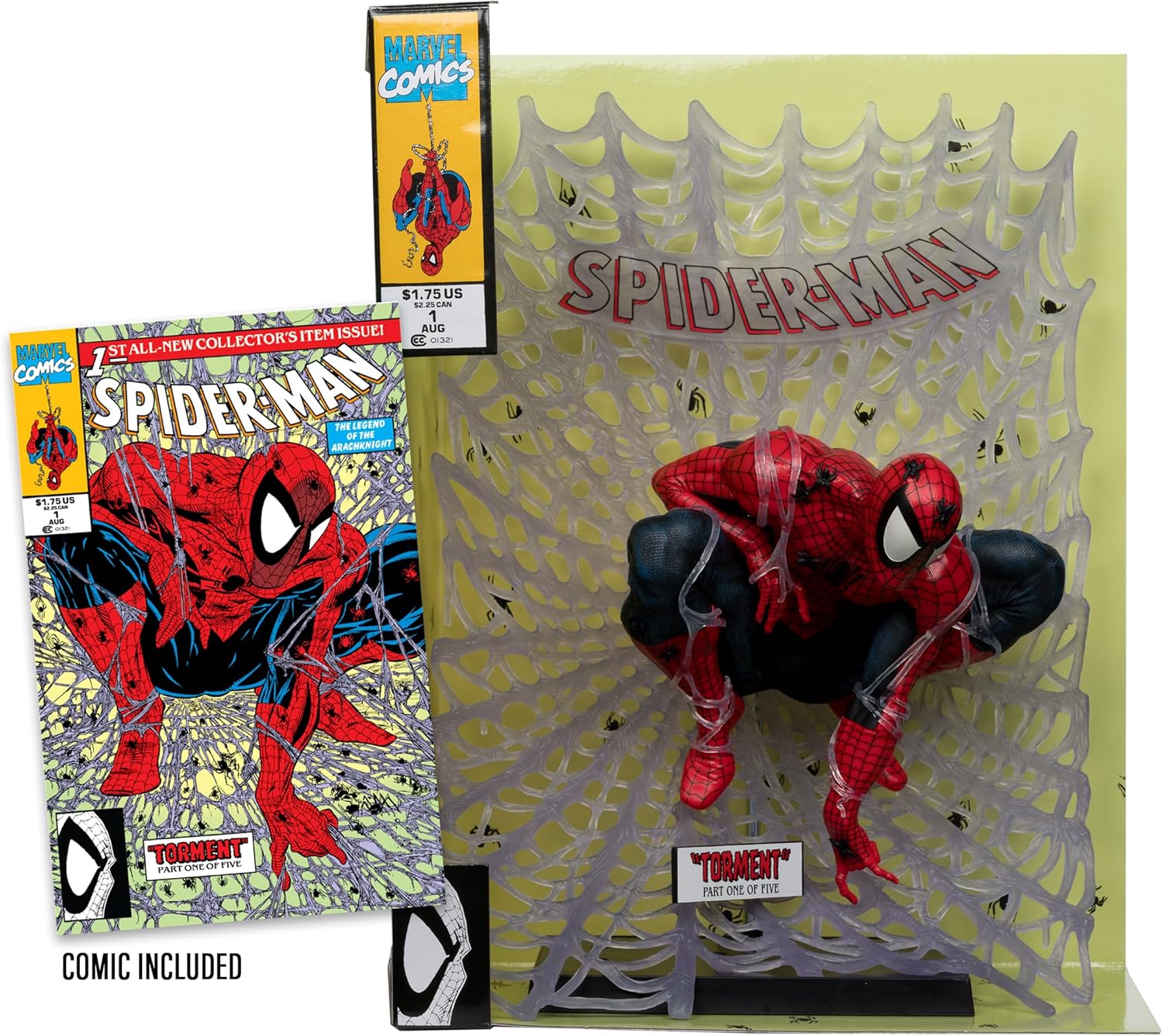 Marvel Collectible 9 Inch Static Figure 1/6 Scale Posed Scene - Spider-Man #1 - Image 2