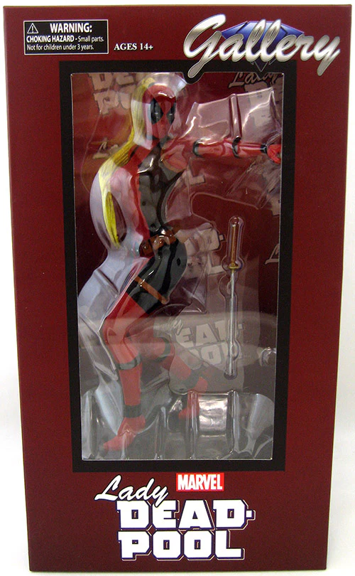 Marvel Gallery Femme Fatales 9 Inch PVC Statue - Lady Deadpool - Sub-Standard Packaging - Image 2