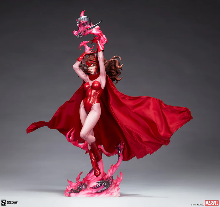 Marvel Collectible 29 Inch Statue Figure Premium Format - Scarlet Witch Sideshow 300485 - Image 2