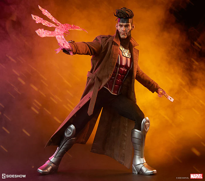 Marvel Collectible X-Men 12 Inch Action Figure 1/6 Scale - Gambit Deluxe Sideshow 100439 - Image 3
