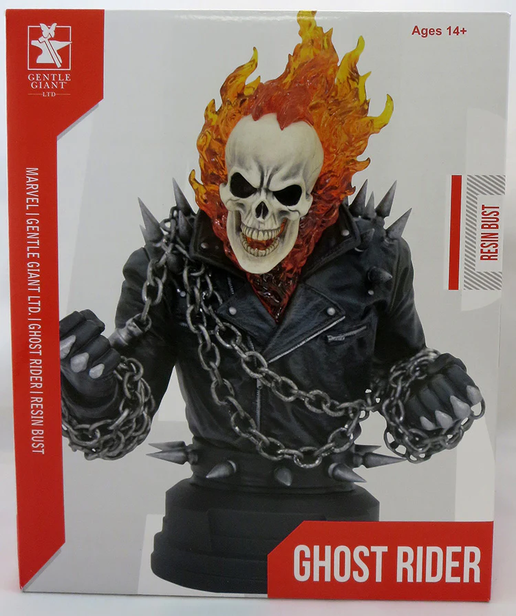 Marvel Comic 8 Inch Bust Statue Ghost Rider - Ghost Rider - Image 2