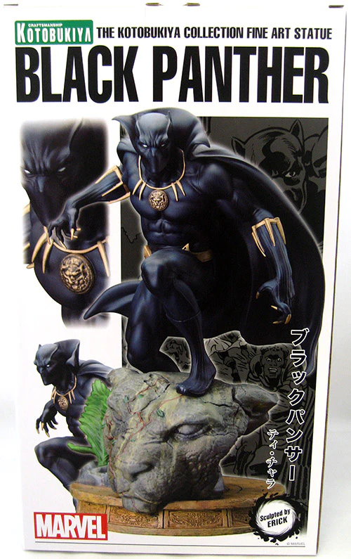 Marvel Comics Presents 12 Inch Statue Figure Fine Art Series - Black Panther - Image 2