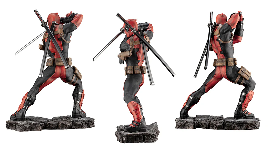 Marvel Comics Presents 12 Inch Statue Figure Fine Art Statue - Maximum Deadpool - Image 2