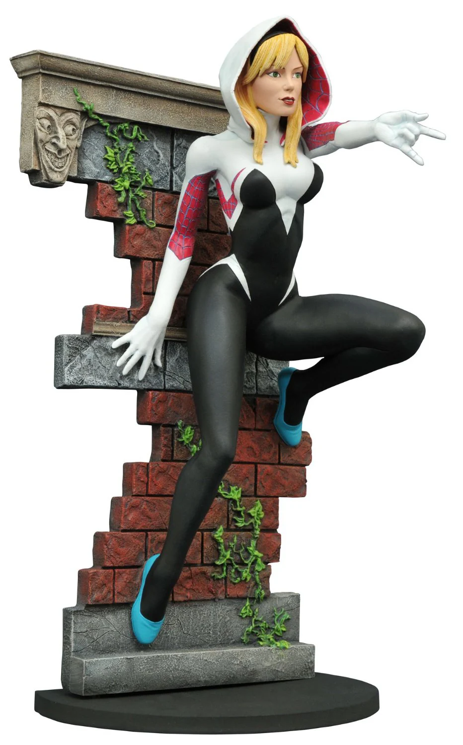 Marvel Gallery 9 Inch Statue Figure Exclusive - Unmasked Spider-Gwen SDCC 2016 (Sub-Standard Packaging) - Image 2