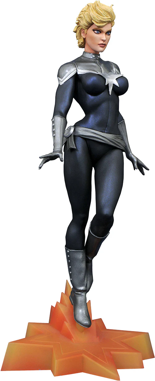 Marvel Gallery 10 Inch Statue Figure Captain Marvel - Shield Captain Marvel SDCC 2019 (Shelf Wear Packaging)