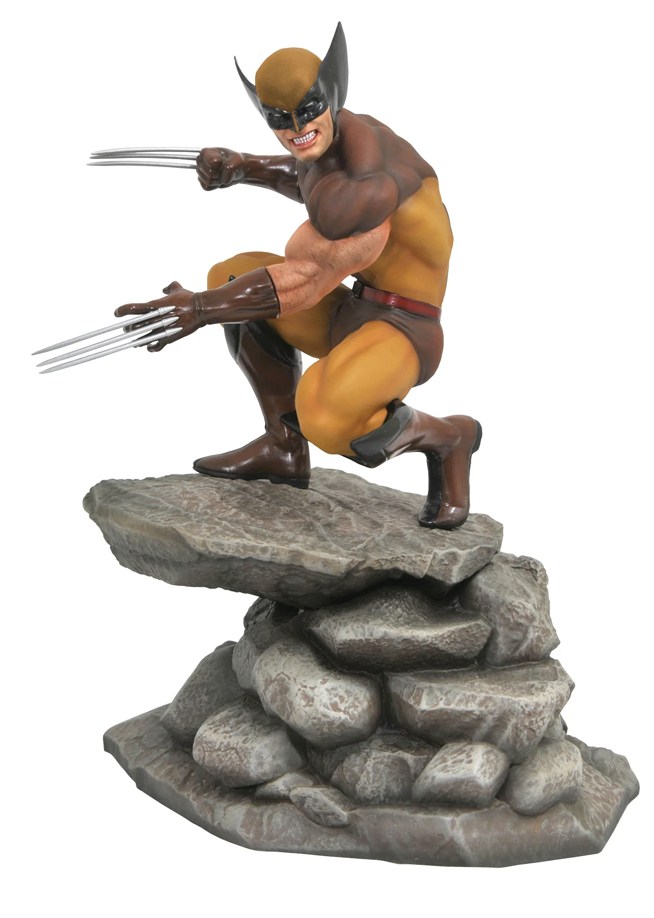 Marvel Galley 9 Inch PVC Statue Comic Series - Brown Wolverine - Image 2