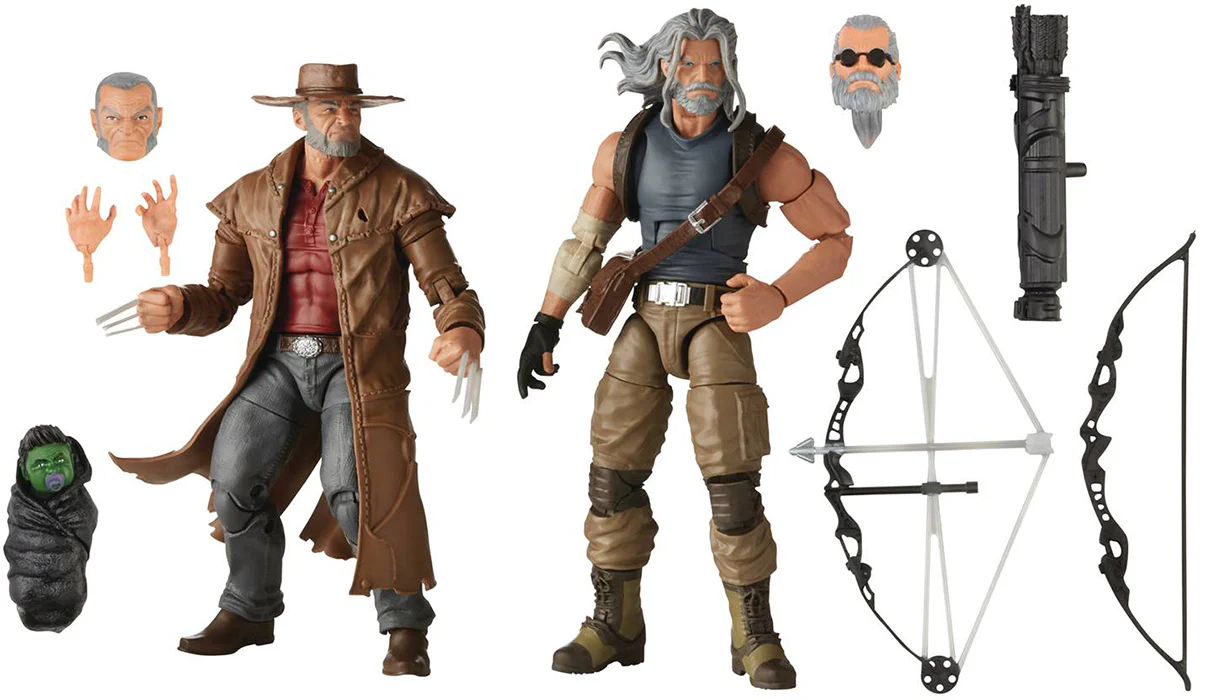 Marvel Legends 6 Inch Action Figure 2-Pack - Hawkeye and Logan (Shelf Wear packaging) - Image 2