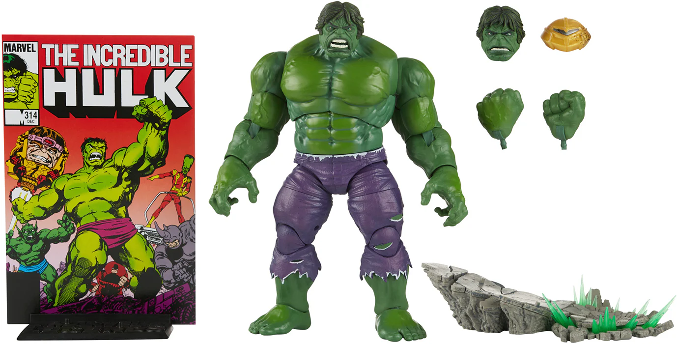 Marvel Legends 20th Anniversary 6 Inch Action Figure Wave 1 - Hulk - Image 2