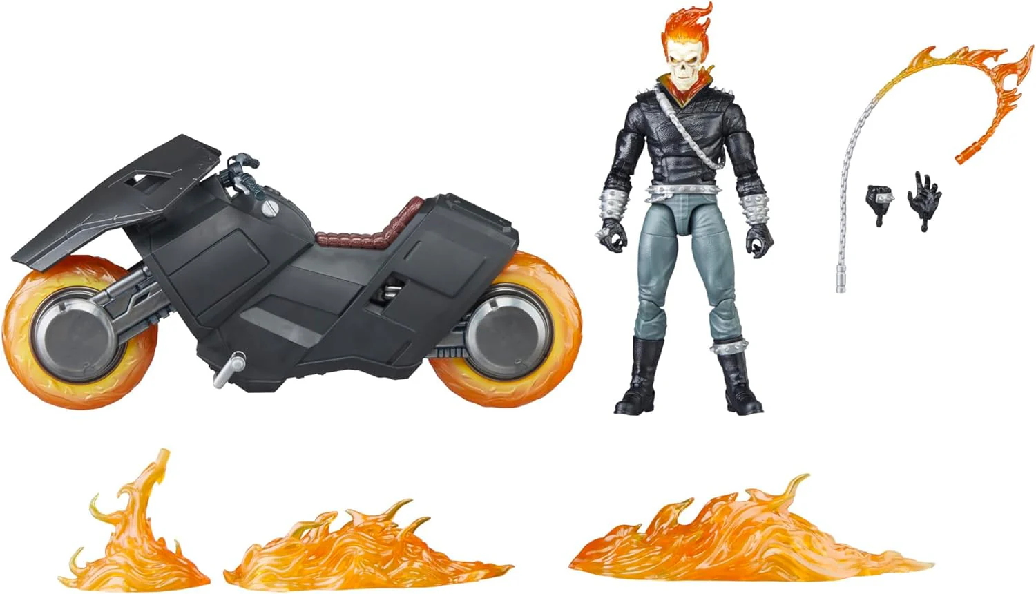 Marvel Legends 85 years 6 Inch Action & Vehicle Figure - Ghost Rider (Danny Ketch) with Motorcycle - Image 2