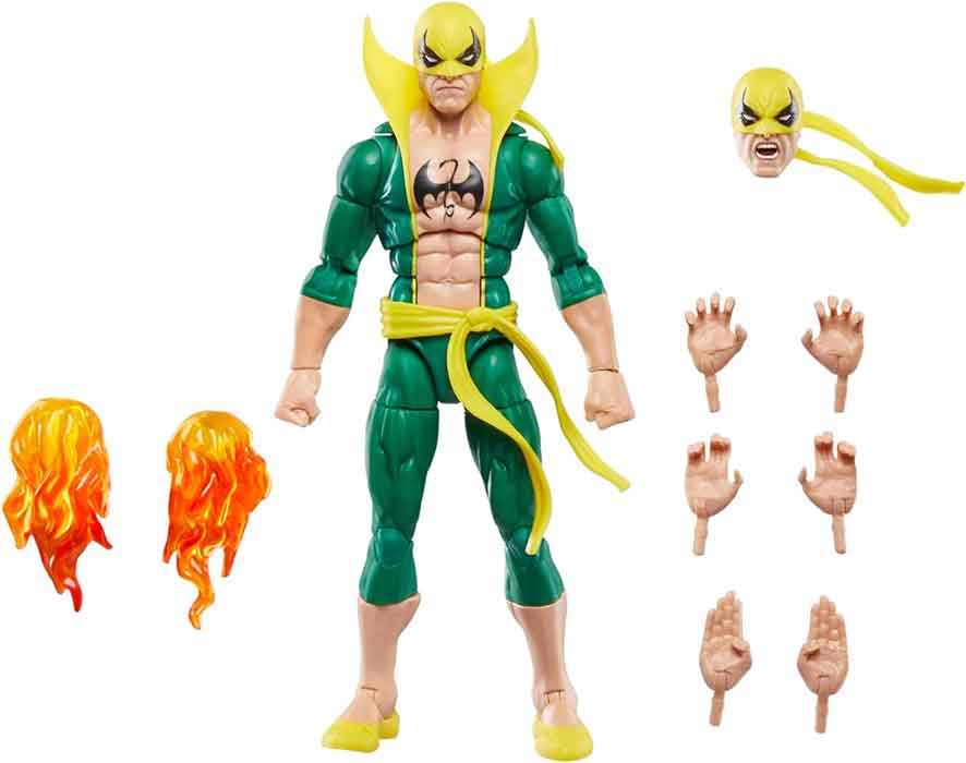 Marvel Legends 85th Anniversary 6 Inch Action Figure 2-Pack - Iron Fist and Luke Cage - Image 2